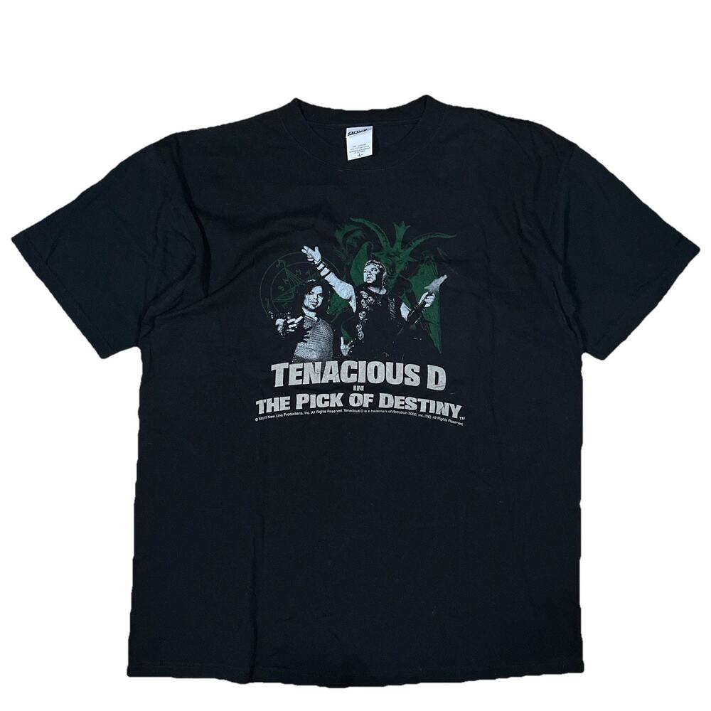 Vintage Tenacious D The Pick Of Destiny Black Movie Promo T Shirt Size Large